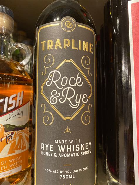 Trapline Rock and Rye Alie and I love to hit the road in the summer to explore the West. . Trapline whiskey